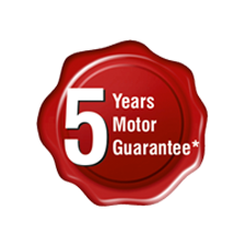 5 Years Motor Guarantee